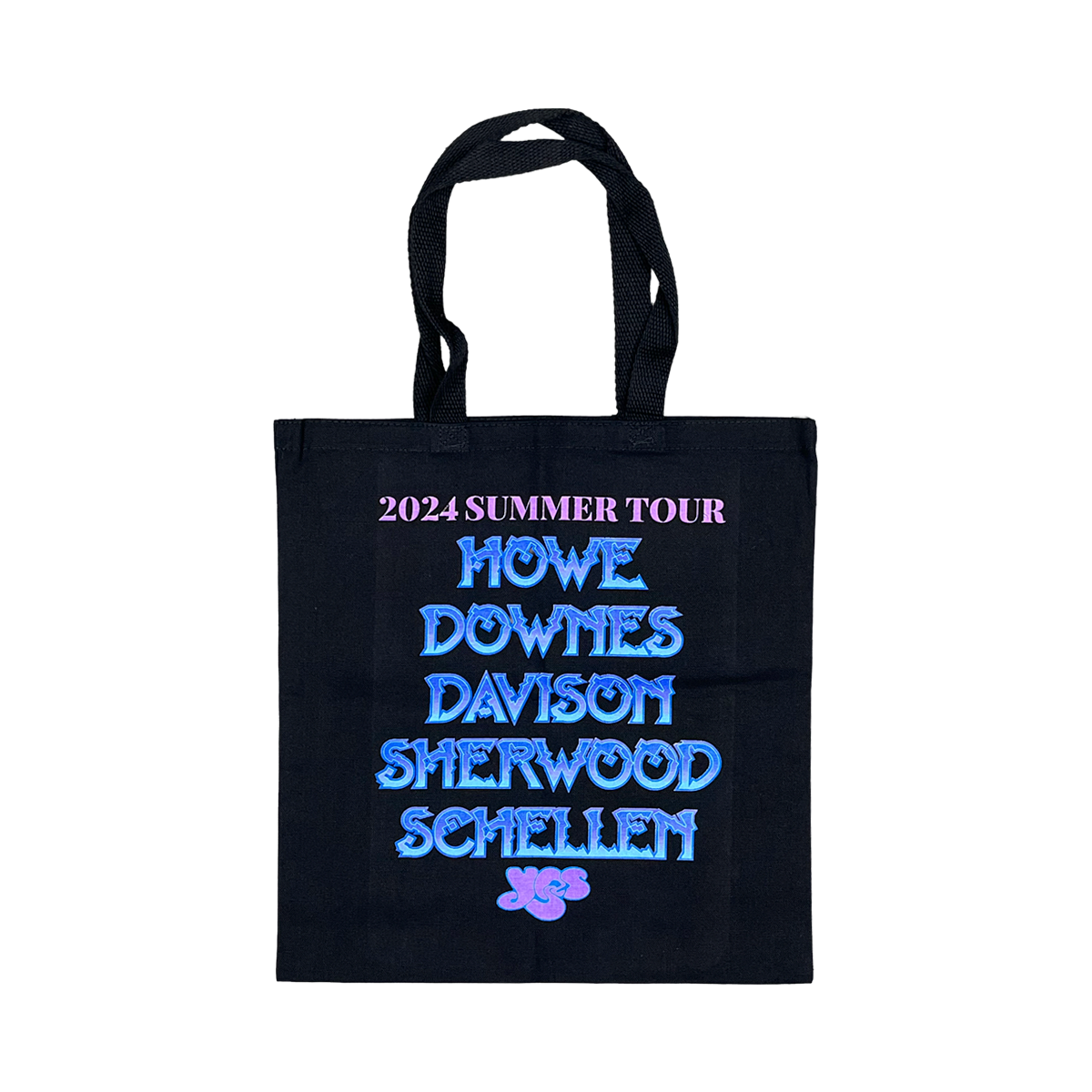 2024 Tour Logo Black Tote Bag