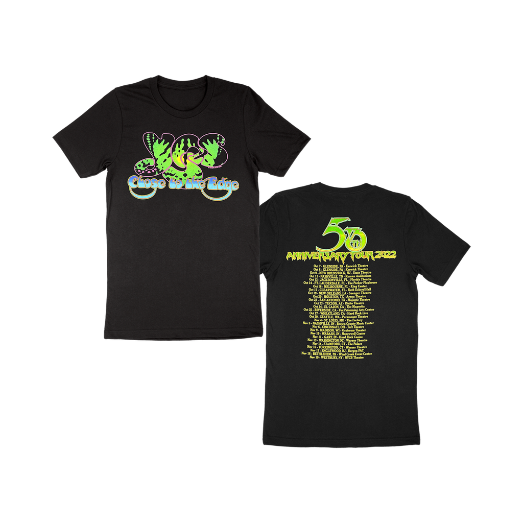 "Close to the Edge" 50th Anniversary US 2022 Tour T-Shirt