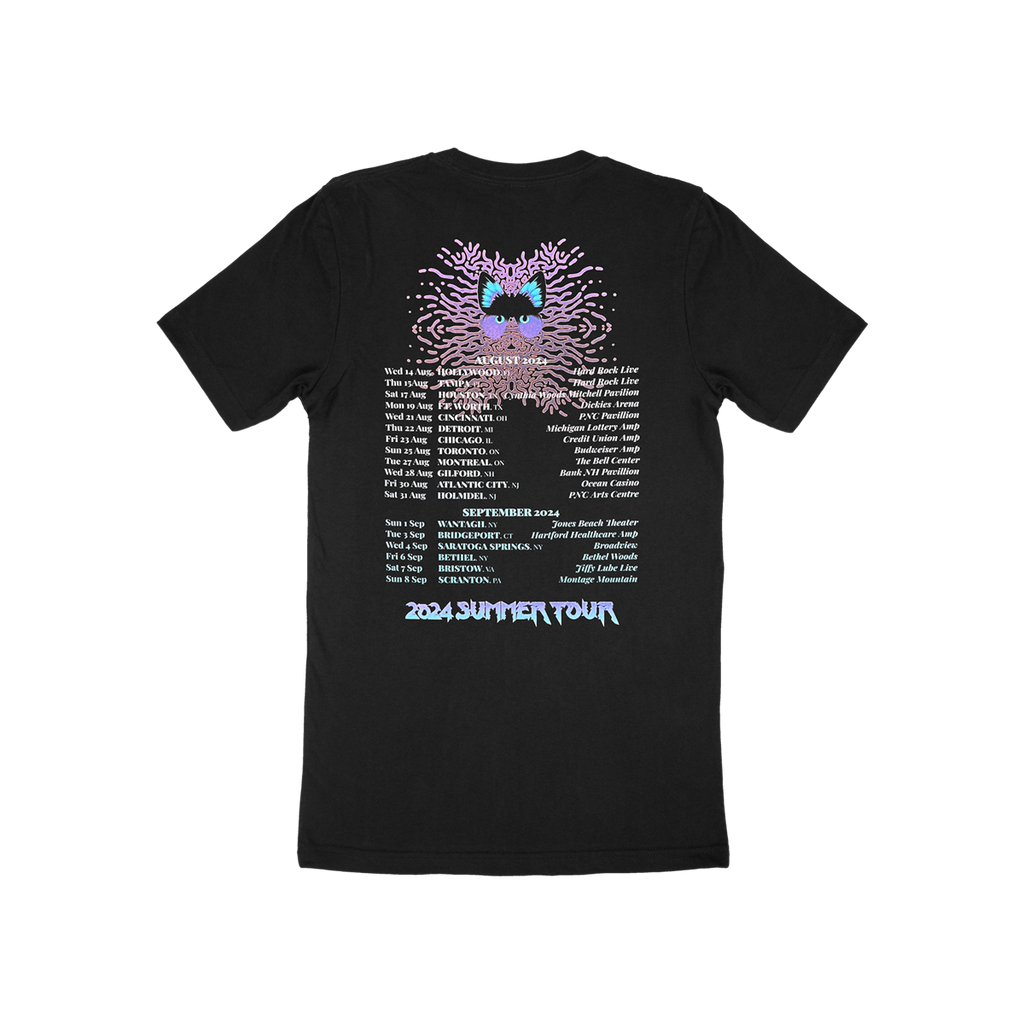 Abstract Logo 2024 Tour Black Tee