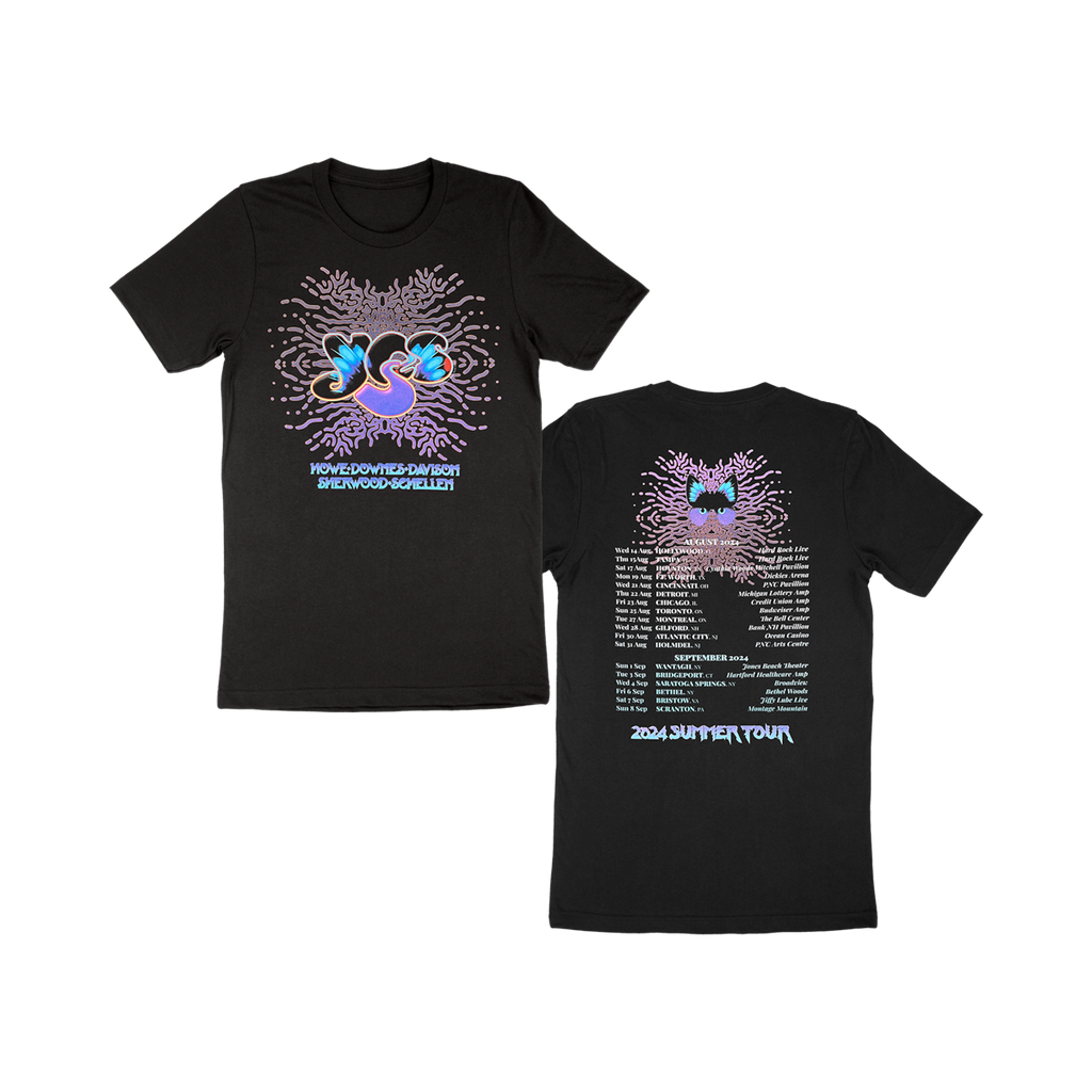 Abstract Logo 2024 Tour Black Tee