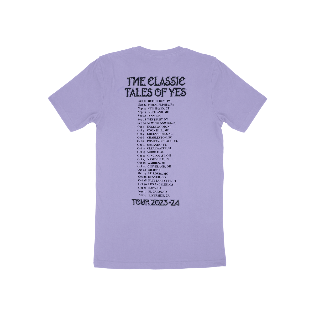 Tales of Yes 2023 Fall Tour T-Shirt