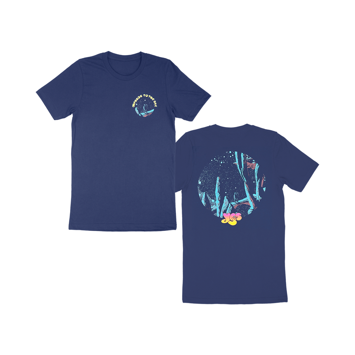 Mirror To The Sky Album Navy T-Shirt