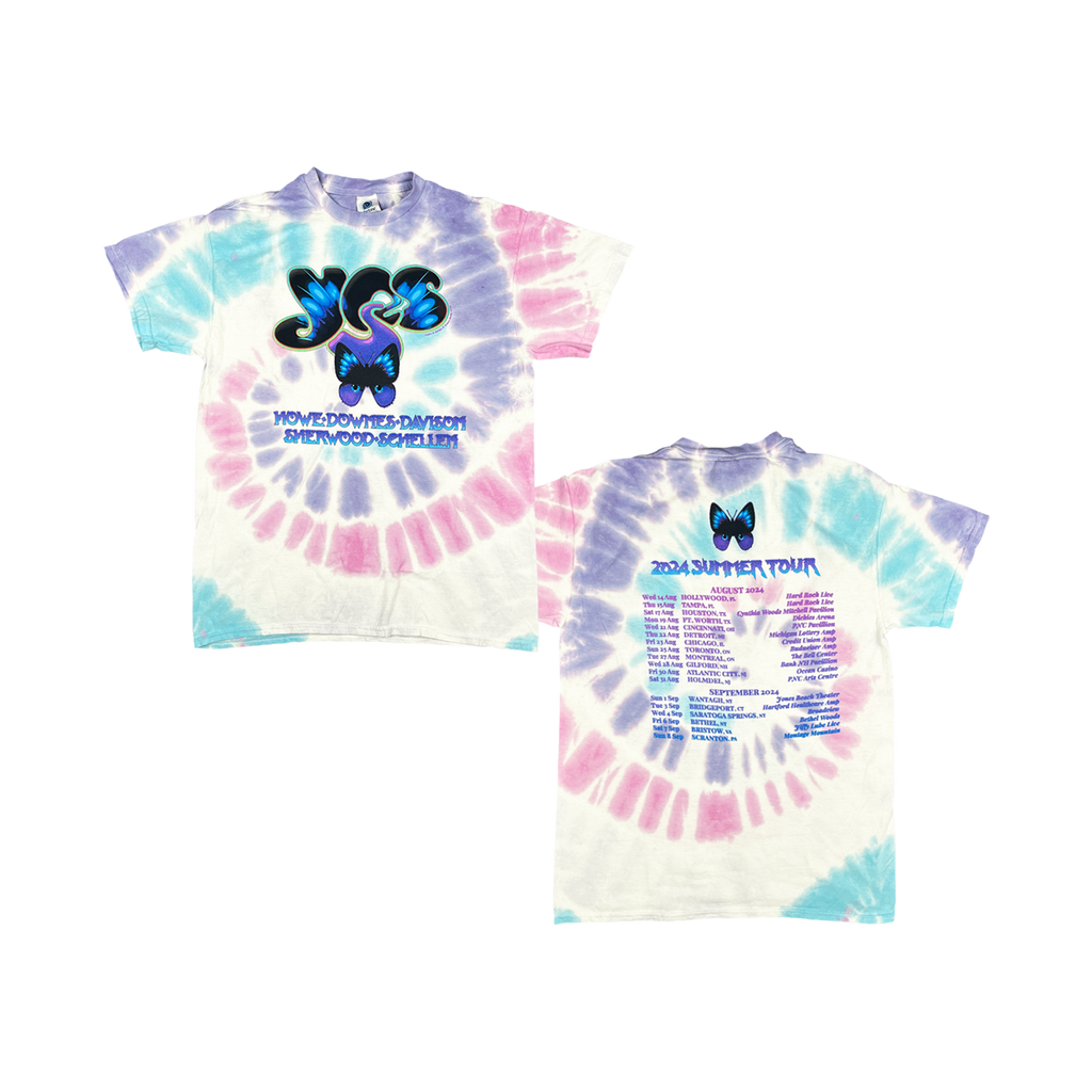 Acadia Tie Dye Butterfly Tour Tee